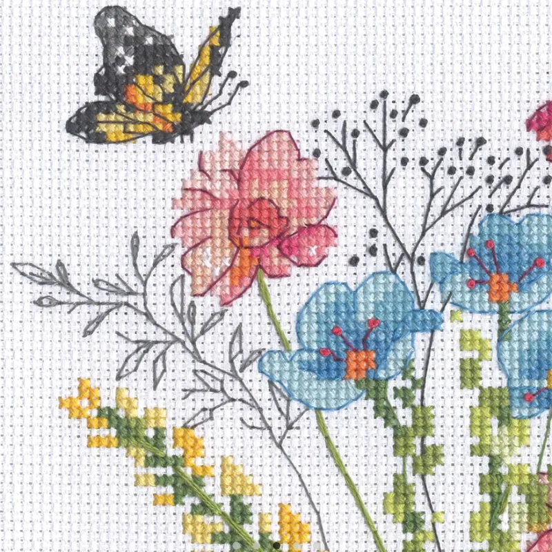 Cross stitch kit "Wildflower vases" D70-35431