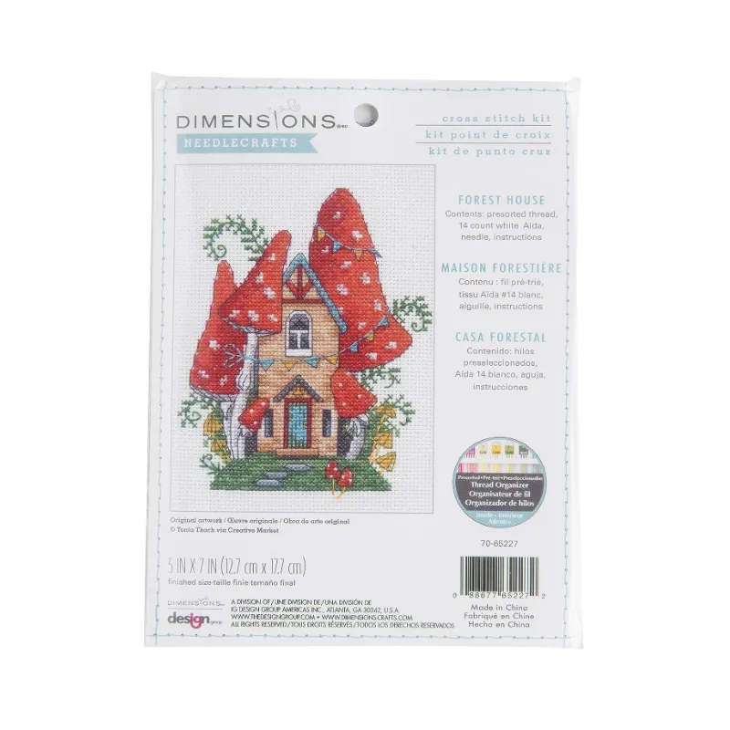 Cross stitch kit "Forest House" D70-65227