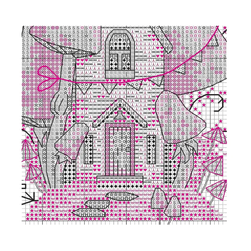 Cross stitch kit "Forest House" D70-65227