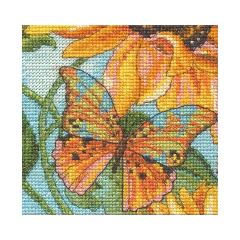 Cross stitch kit "Gold Petite Sunflower Garden" D70-65228