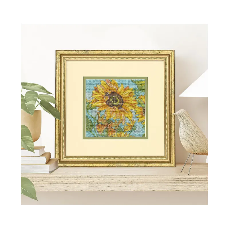 Cross stitch kit "Gold Petite Sunflower Garden" D70-65228