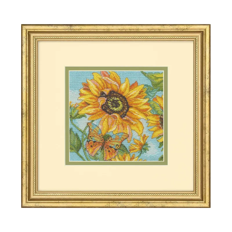 Cross stitch kit "Gold Petite Sunflower Garden" D70-65228