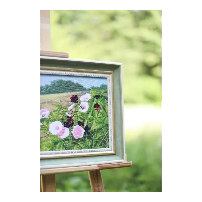 (C) Kreuzstich-Set „Wildblumen“ mit Zählmuster S/LP068