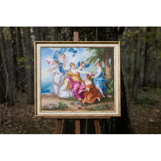 Kreuzstich-Set "Entführung" 63x57 cm S/MK093