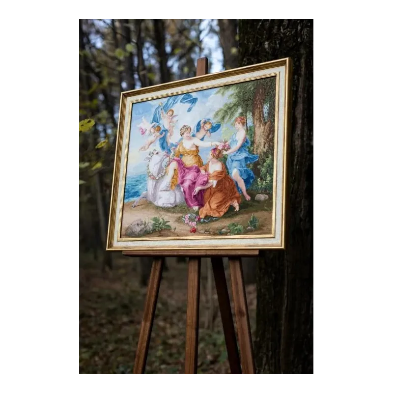 Kreuzstich-Set "Entführung" 63x57 cm S/MK093