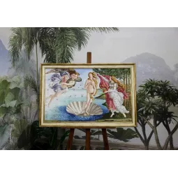 Skaičiuojamo kryželiu siuvinėjimo rinkinys "Veneros gimimas. 1482-1486" 88x55 cm S/MK097