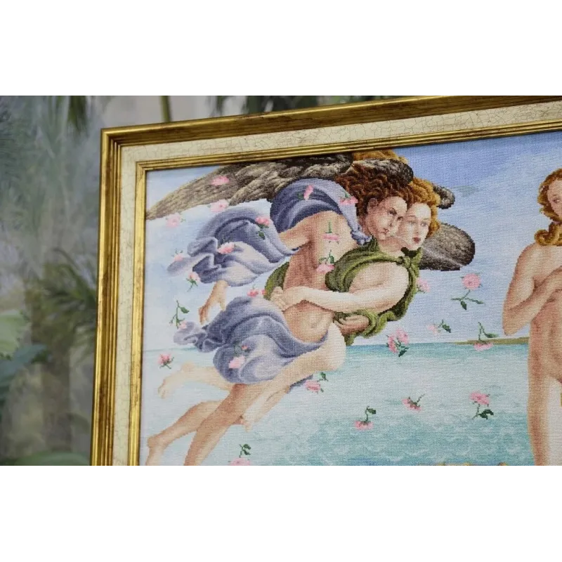 Skaičiuojamo kryželiu siuvinėjimo rinkinys "Veneros gimimas. 1482-1486" 88x55 cm S/MK097