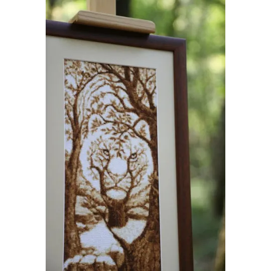 (С) Набор для вышивки крестом "Душа тигра" S/DZH048