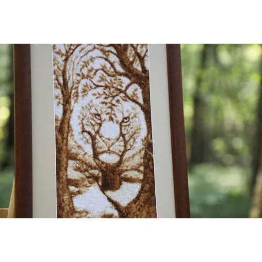 (C) Kreuzstich-Set „Tiger Soul“ mit Zählmuster S/DZH048