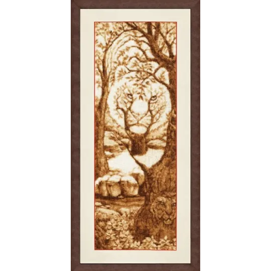 (С) Набор для вышивки крестом "Душа тигра" S/DZH048