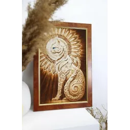 (C) Counted cross stitch kit "Egyptian cat" S/F041