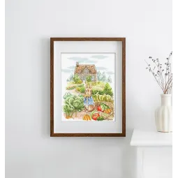 Kreuzstich-Set "Sommerernte" 22x27cm SLETIL8088