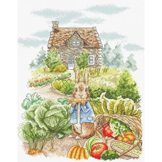 Набор для вышивания крестиком "Летний урожай" 22x27см SLETIL8088