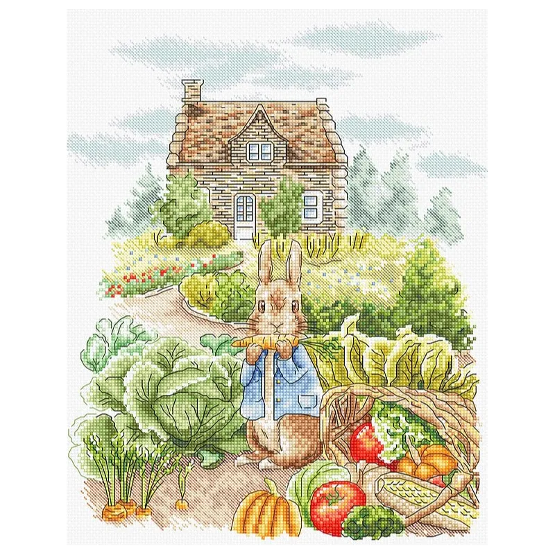 Набор для вышивания крестиком "Летний урожай" 22x27см SLETIL8088