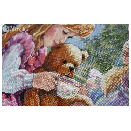 Counted cross stitch kit "The Teaparty" 31x37 SK242