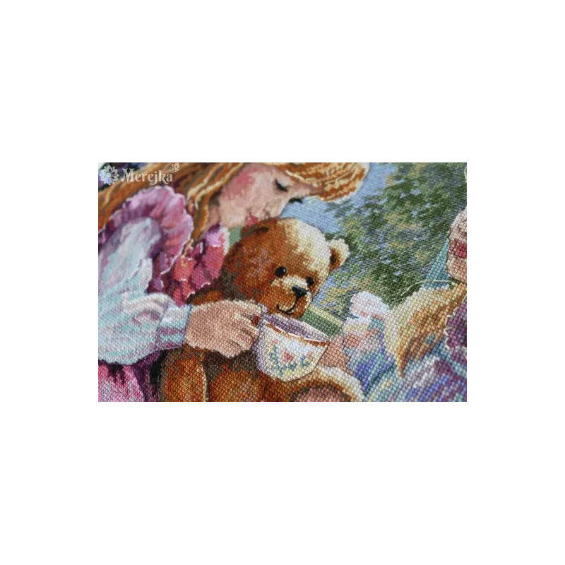 Counted cross stitch kit "The Teaparty" 31x37 SK242