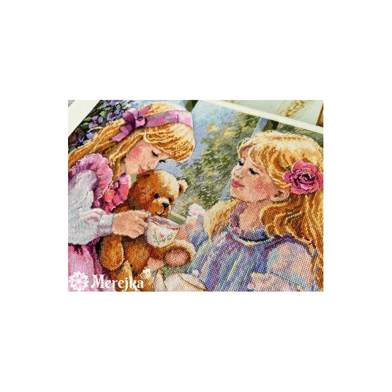 Counted cross stitch kit "The Teaparty" 31x37 SK242