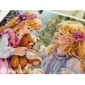 Counted cross stitch kit "The Teaparty" 31x37 SK242