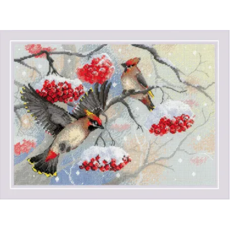 Kit de point de croix "Winter Whispers" 30x21 SR2207