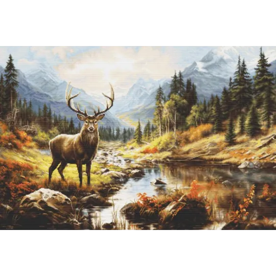 Kit de Petit Point "La Grandeur de la Nature" 42 x 28 cm SG621
