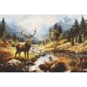 Gezählter Kreuzstich Kit "Die Größe der Natur" 42 x 28 cm SG621