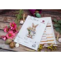 Набор для вышивания крестом "Счастливый кролик" 10x14см SB1410