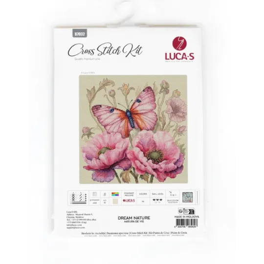 Counted Cross Stitch Kit "Dream Nature" 24x23cm SB7032