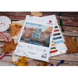 Counted Cross Stitch Kit "Copenhagen" 30x24cm SBU5046