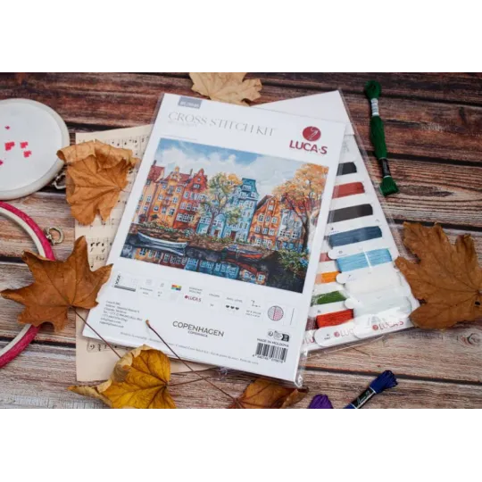 Набор для вышивания крестом "Копенгаген" 30x24см SBU5046