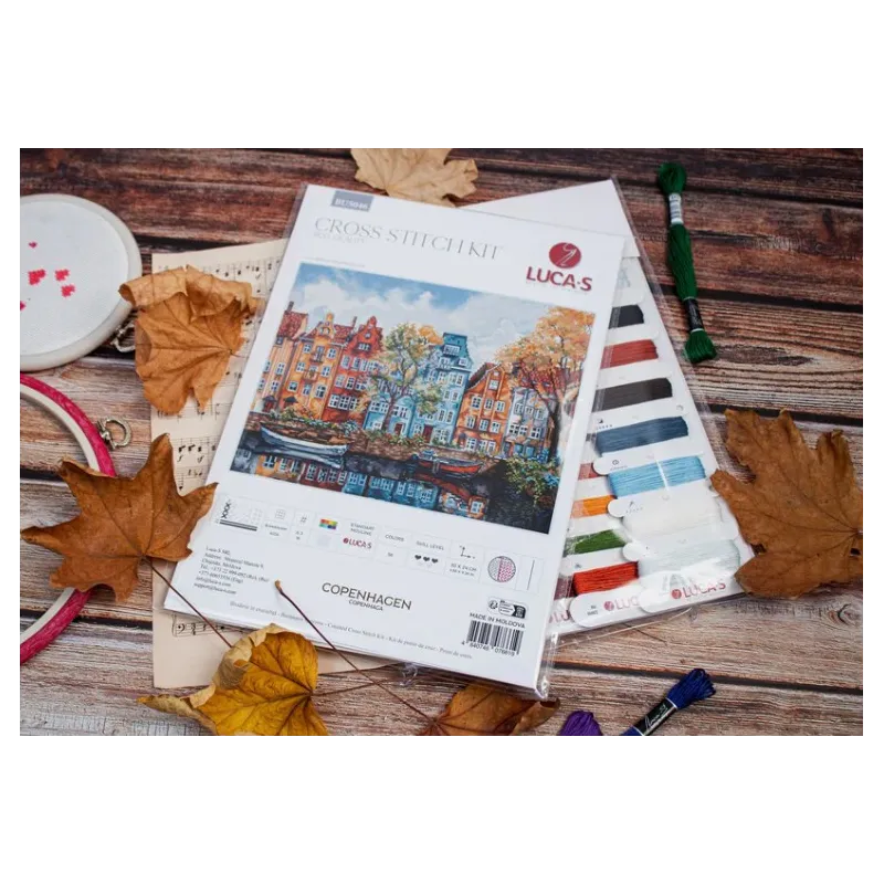 Набор для вышивания крестом "Копенгаген" 30x24см SBU5046