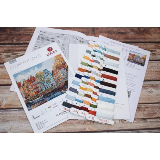 Набор для вышивания крестом "Копенгаген" 30x24см SBU5046