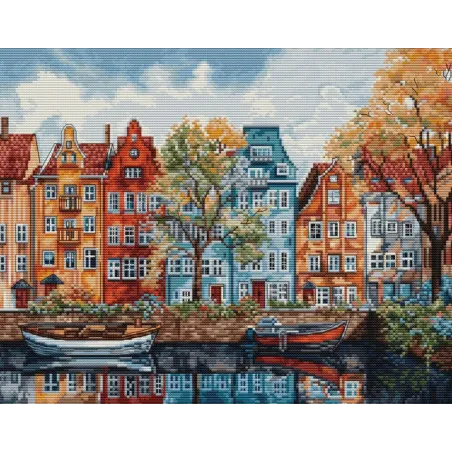 Zählmuster-Kreuzstichset „Kopenhagen“ 30x24cm SBU5046