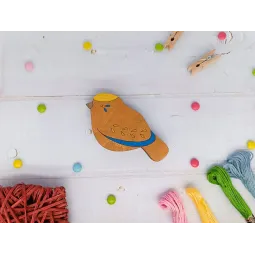 Деревянная игольница. Голубая птица KF056/110-1