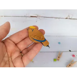 Siūlų vėrimo įrankis. Paukštis mėlynas KF070/1-1