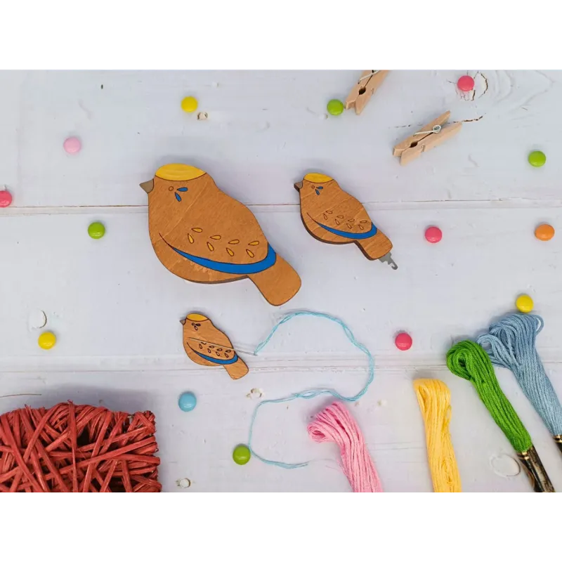 Иглодержатель. Птичка синяя KF070/1-1