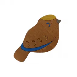 Porte-aiguille magnétique. Oiseau bleu KF059/200-1