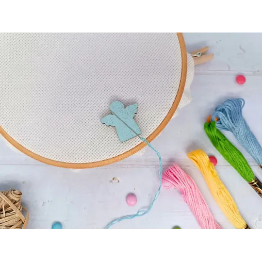 Магнитный держатель иглы. Голубой ангел KF059/60B