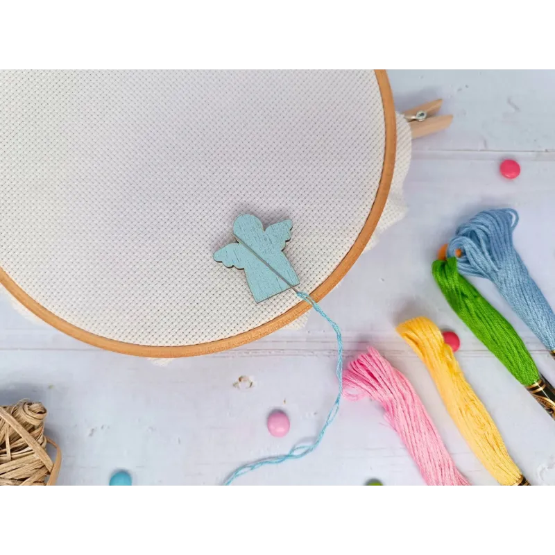 Магнитный держатель иглы. Голубой ангел KF059/60B