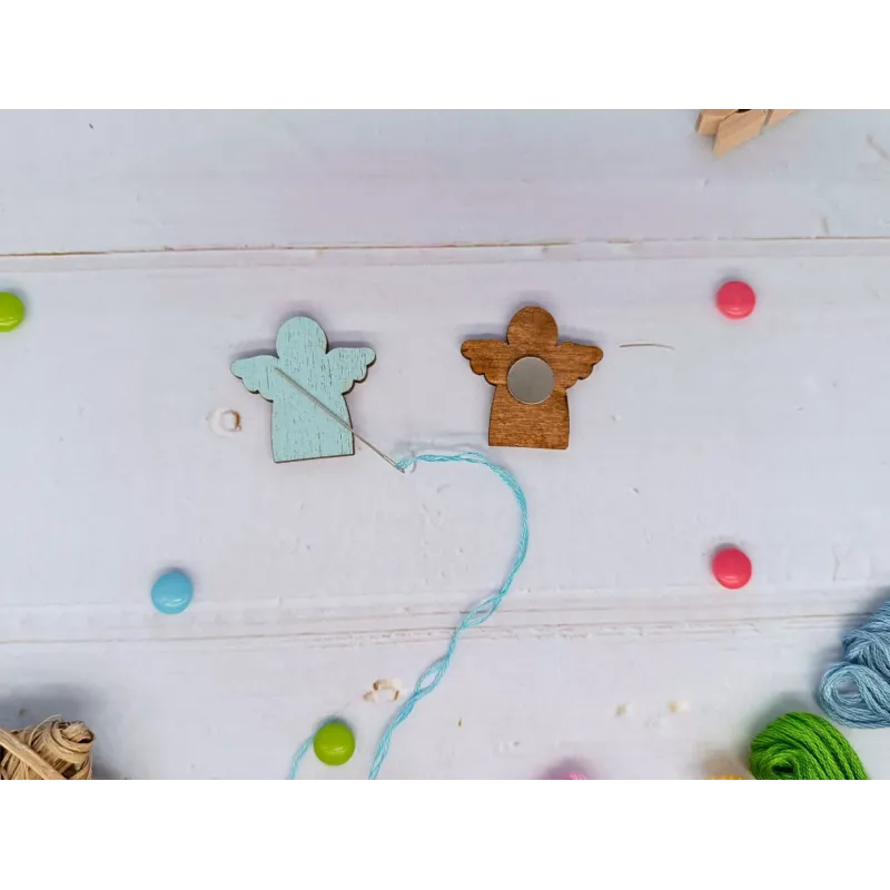 Магнитный держатель иглы. Голубой ангел KF059/60B