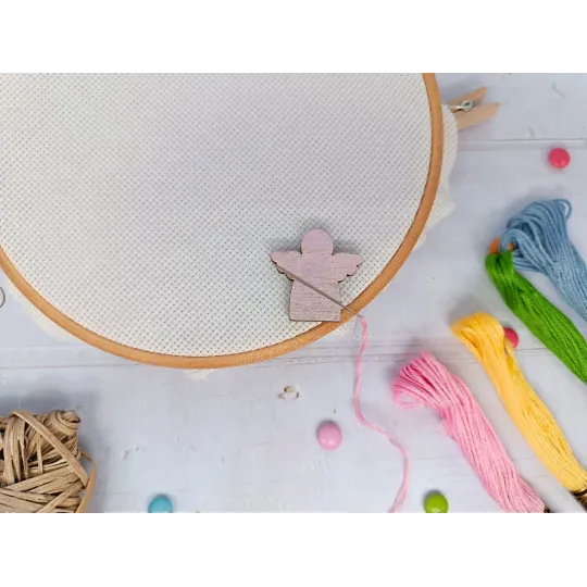 Магнитная игольница. Розовый ангел KF059/60P