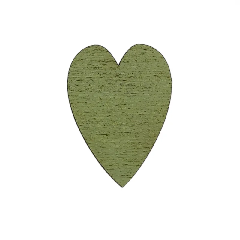 Magnetic needle holder. Green heart KF059/61G