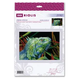 Kit de point de croix "Iguana" 30x21 SR2192