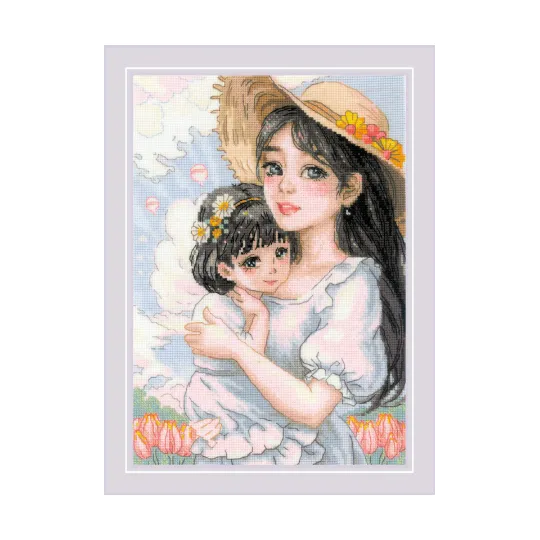 Kit point de croix "Tendresse" 21x30 SR2198