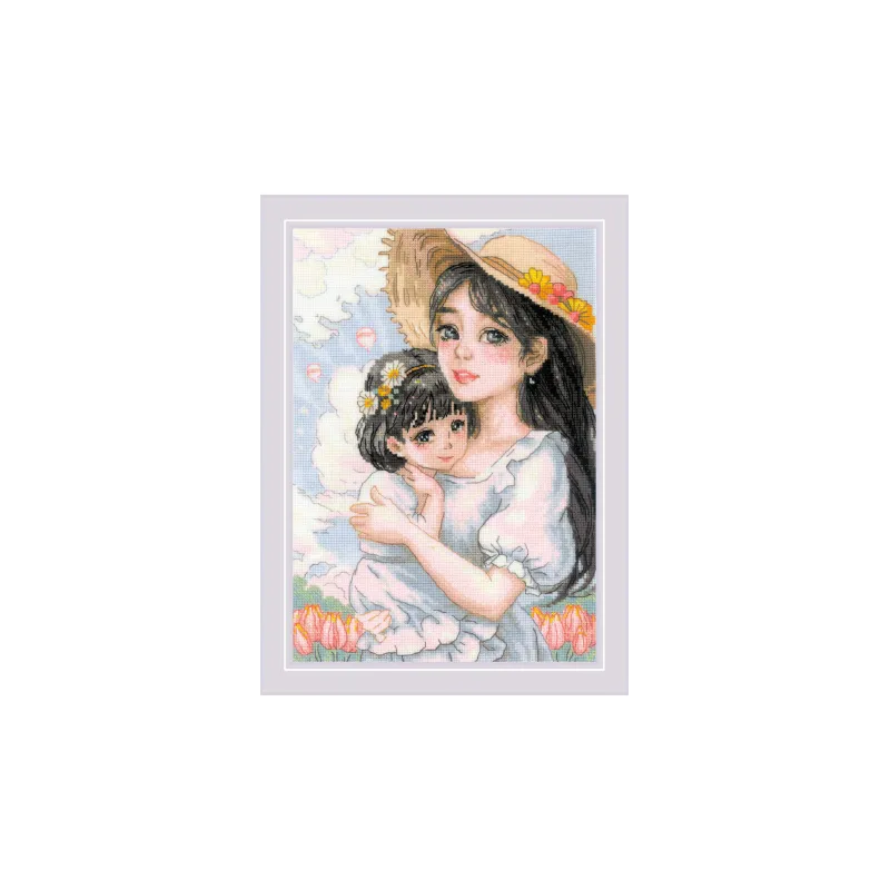 Kit point de croix "Tendresse" 21x30 SR2198