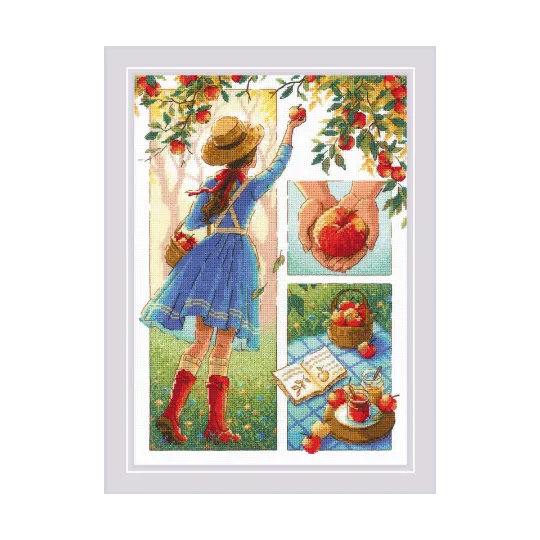 Cross stitch kit "Apple day" 21x30 SR2201