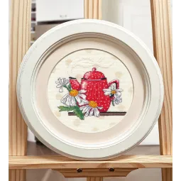 Kryželio siuvinėjimo rinkinys "Tea miniature-3" S1588