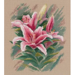 Kryželio siuvinėjimo rinkinys "Lelijos" S1591