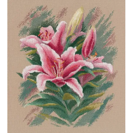 Cross-stitch kit "Lilies" S1591