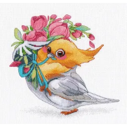 Kryželiu siuvinėjimo rinkinys „Plunksnuotas džentelmenas“ S1592