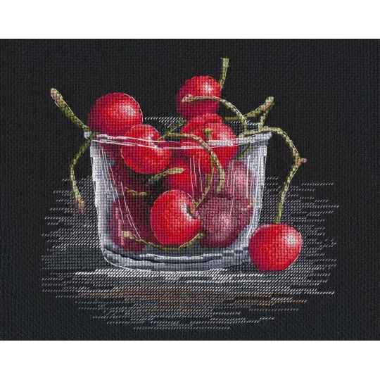 Siuvinėjimo kryželiu rinkinys „Cherries“ S1593